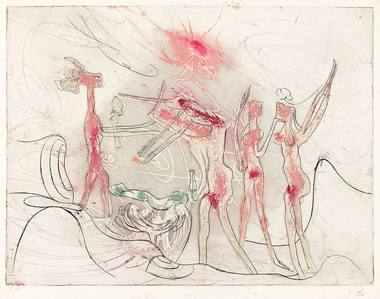 Les Parnnos . by Roberto Matta