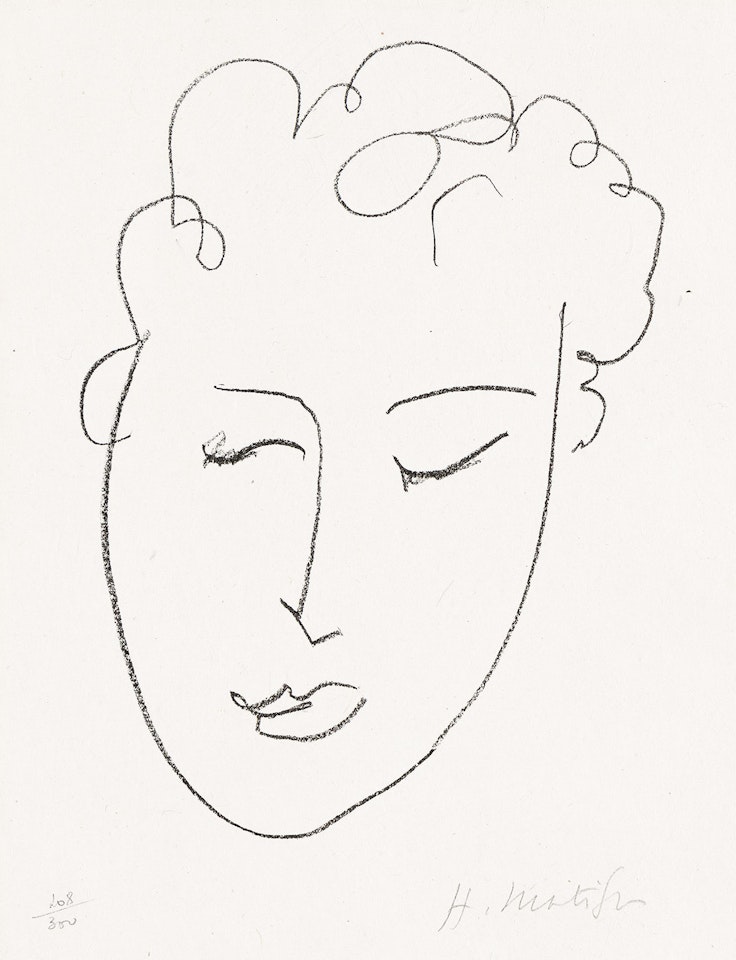 Frontispiece for Pierres levées . by Henri Matisse