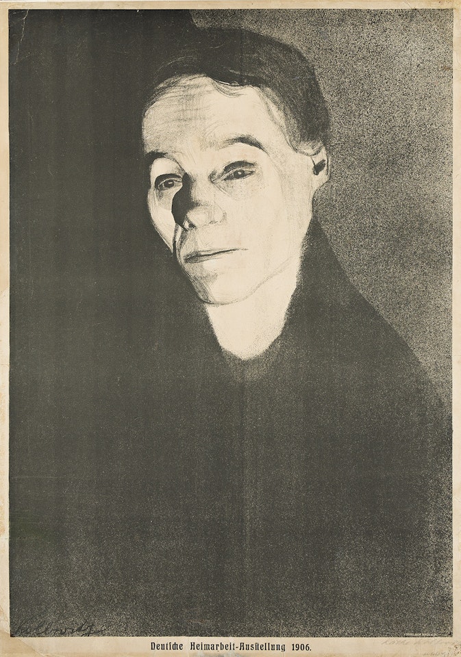Plakat Der Deutschen Heimarbeit-Ausstellung Berlin 1906. by Kathe Kollwitz
