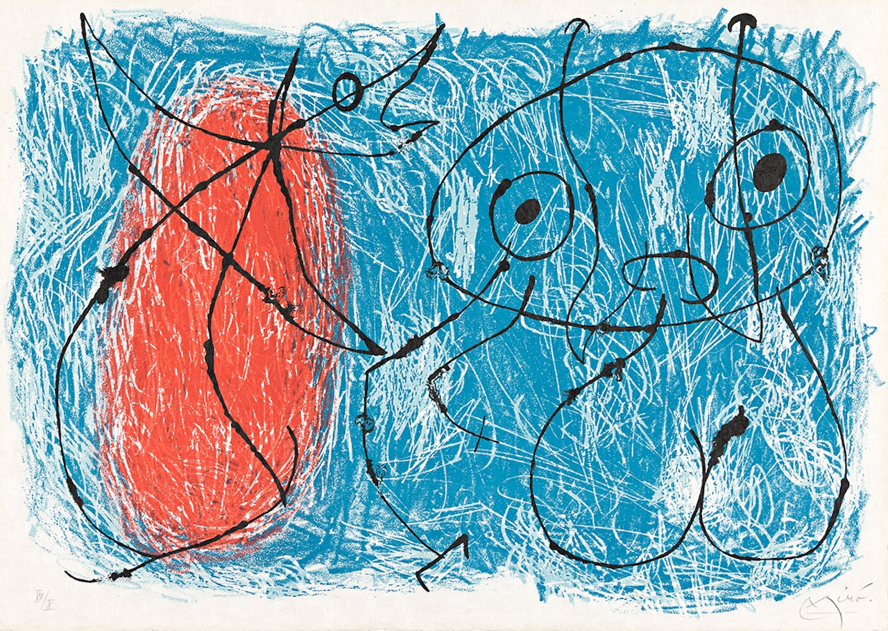 Le Lézard aux Plumes d"Or. by Joan Miró