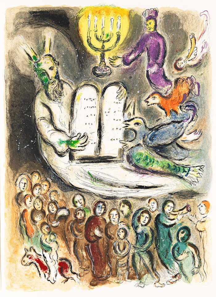 The Story of the Exodus . by Marc Chagall