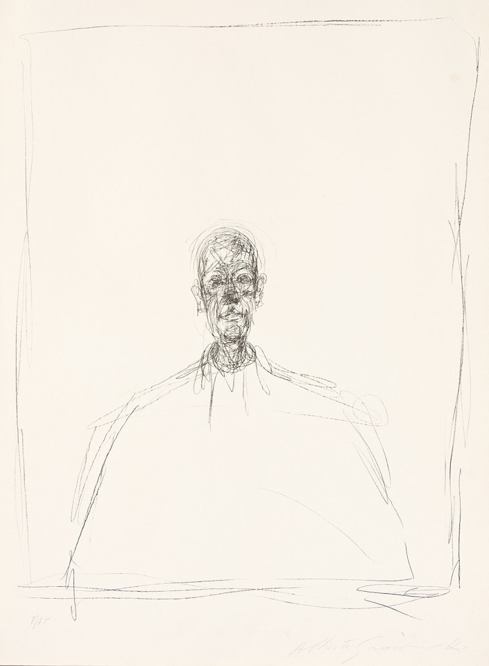 Buste d"homme. by Alberto Giacometti