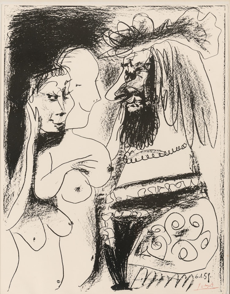 LE VIEUX ROI (BLOCH 869; MOURLOT 317) by Pablo Picasso