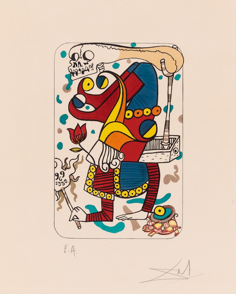 JOKER (FIELD 72-4) by Salvador Dali