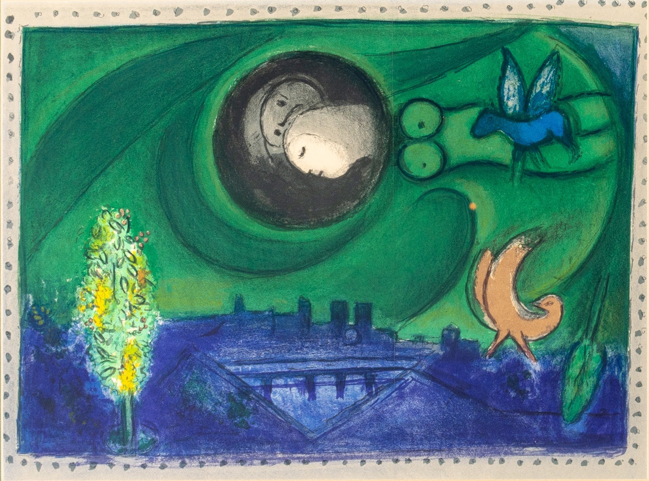 QUAI DE BERCY (MOURLOT 93; SEE CRAMER BOOKS 24) by Marc Chagall