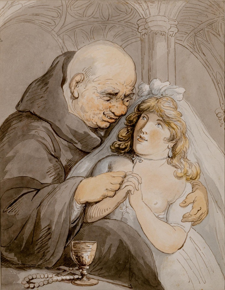 Symptoms of Sanctity by Thomas Rowlandson