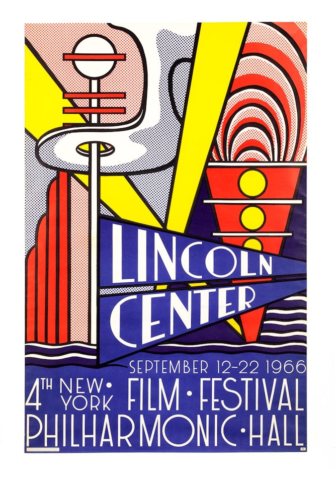 LINCOLN CENTER (POSTER) CORLETT III.21) by Roy Lichtenstein