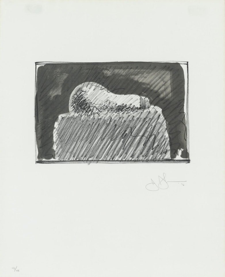 LIGHT BULB (ULAE 170; FIELD 212) by Jasper Johns