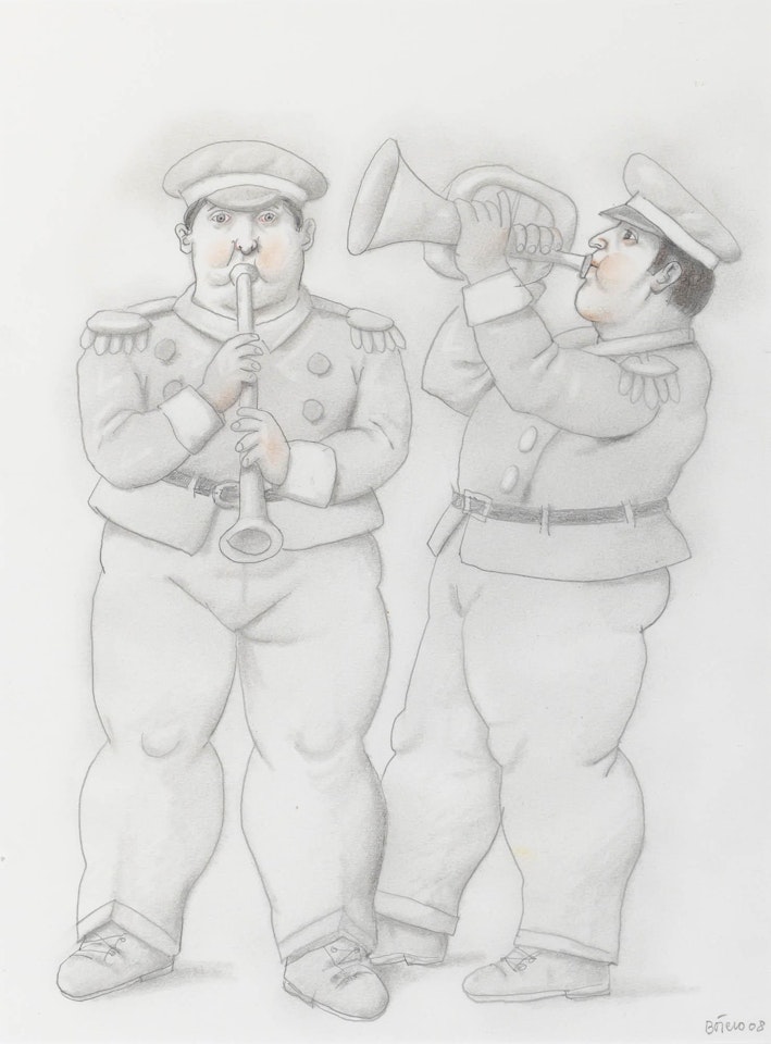 Musicians by Fernando Botero