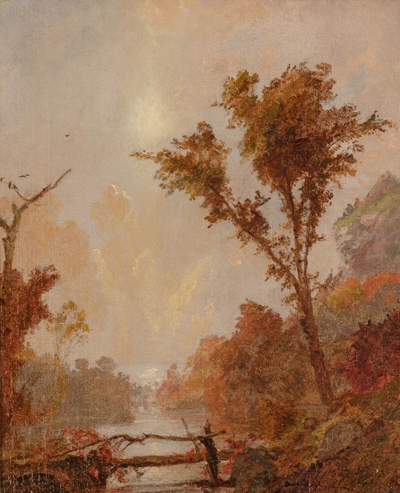 Autumn in the Ramapo Valley by Jasper Francis Cropsey