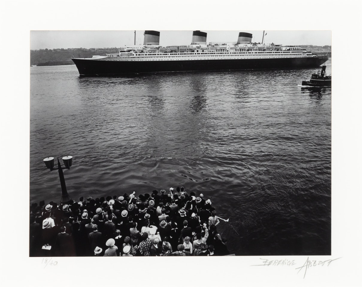 The S.S. Normandie by Berenice Abbott