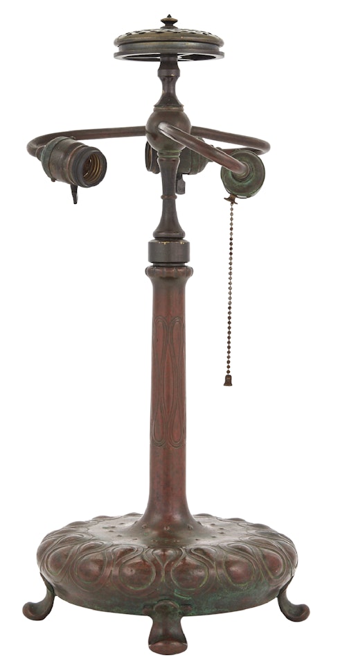 Bronze Table Lamp Base by Tiffany Studios
