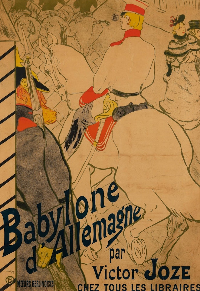 BABYLONE D"ALLEMAGNE (DELTEIL 351; SEE WITTROCK P. 12) by Henri de Toulouse-Lautrec