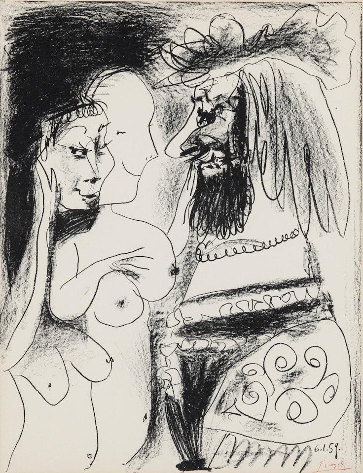 LE VIEUX ROI (BLOCH 869; MOURLOT 317) by Pablo Picasso