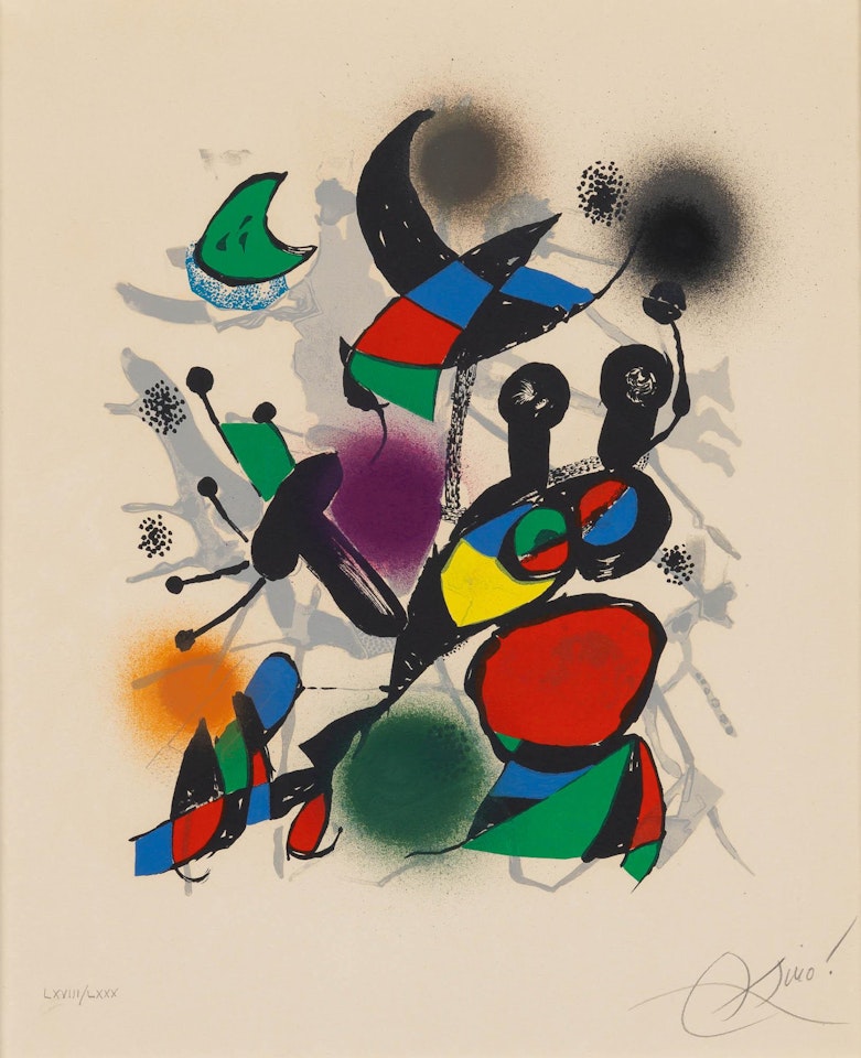 UNTITLED (LITHOGRAPHE IIII) (MAEGHT 1114) (CRAMER 230) by Joan Miró