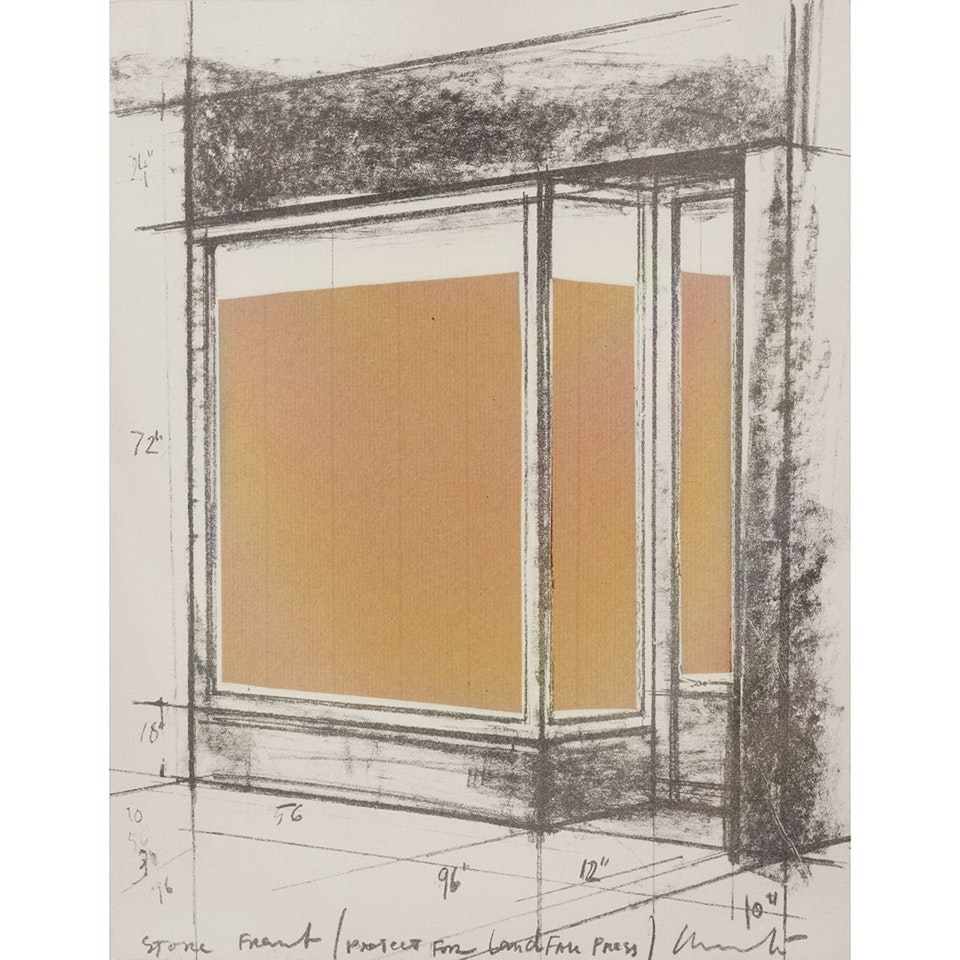 STORE FRONT (PROJECT FOR LANDFALL PRESS) by Christo