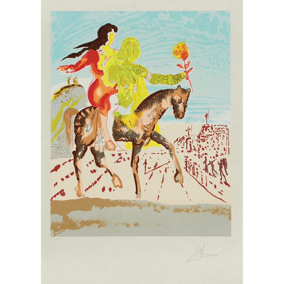 NEW JERUSALEM: THE MESSIAH; THE HARBINGER (F. 80-1) by Salvador Dali