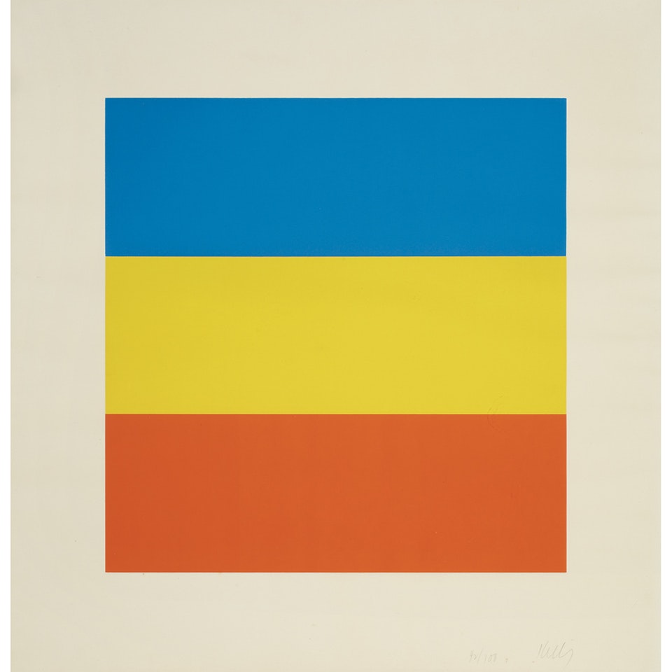 BLUE/YELLOW/RED (AXSOM 91) by Ellsworth Kelly