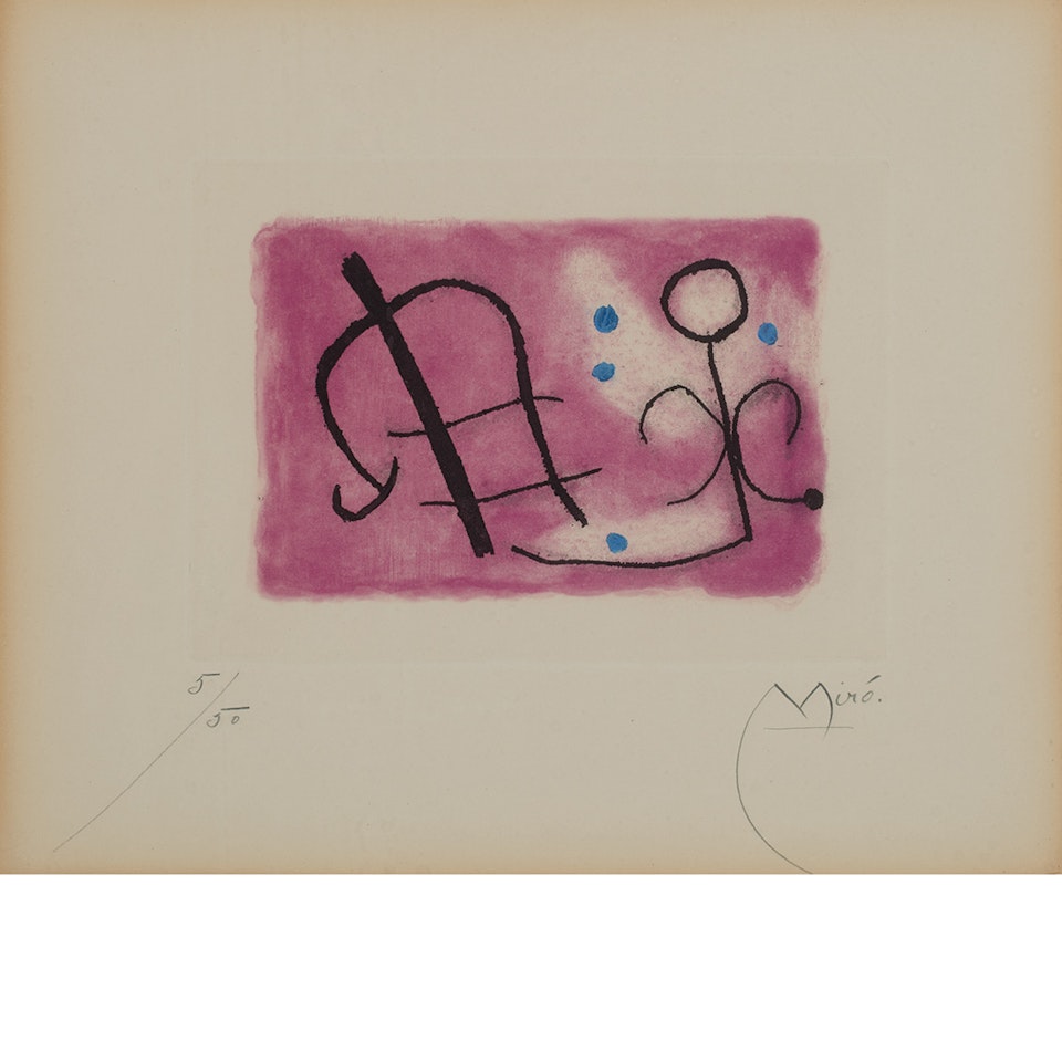 FUSEES (DUPIN 257) by Joan Miró