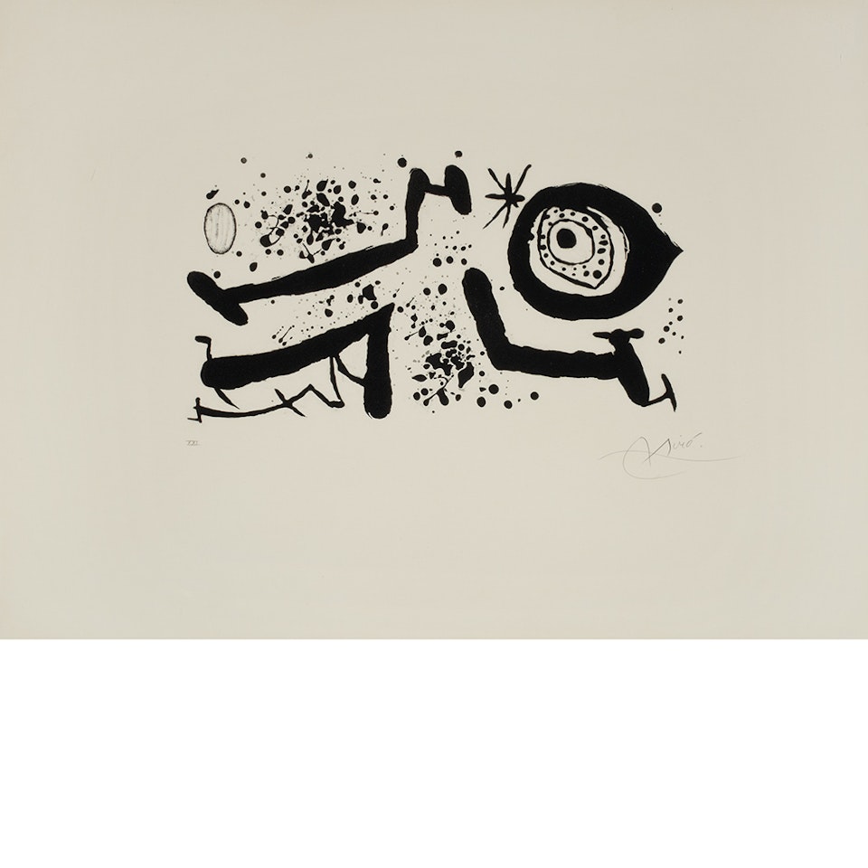 PICASSO I ELS REVENTOS (D. 588-591) by Joan Miró