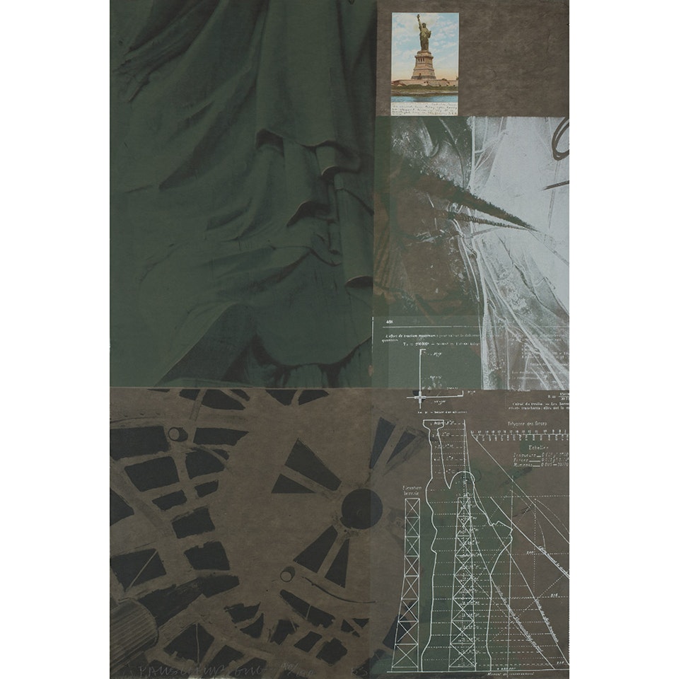STATUE OF LIBERTY by Robert Rauschenberg