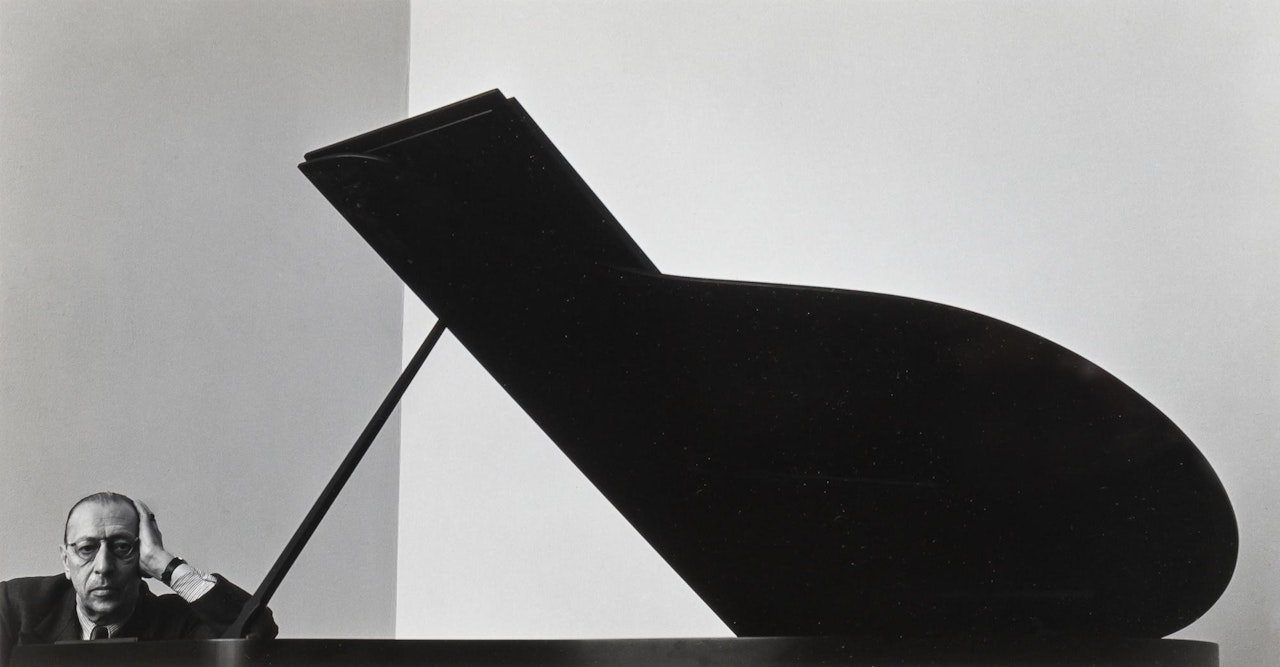 [Igor Stravinsky, New York City] by Arnold Newman