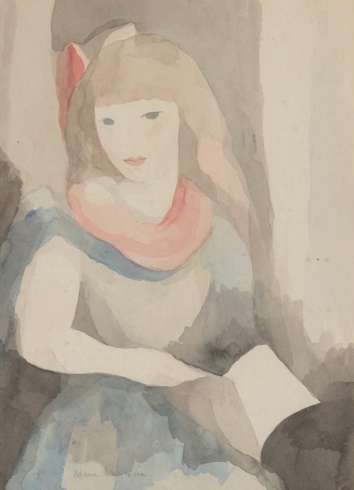 La Bibliotheque Rose by Marie Laurencin