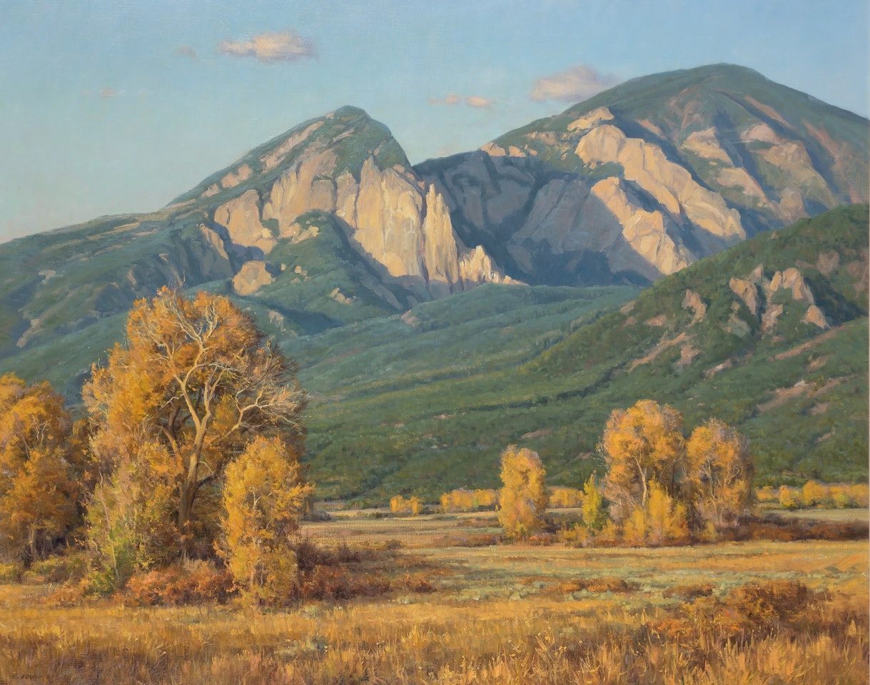 Late Afternoon - Taos by Clyde Aspevig