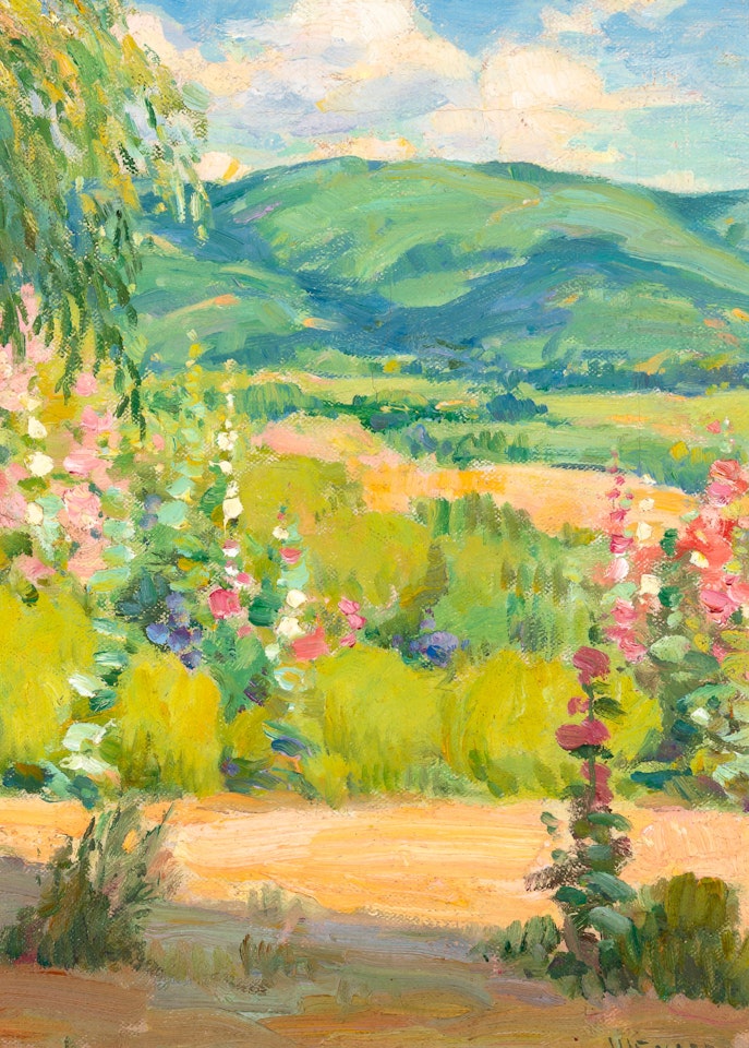 From the Studio Door by Joseph Henry Sharp