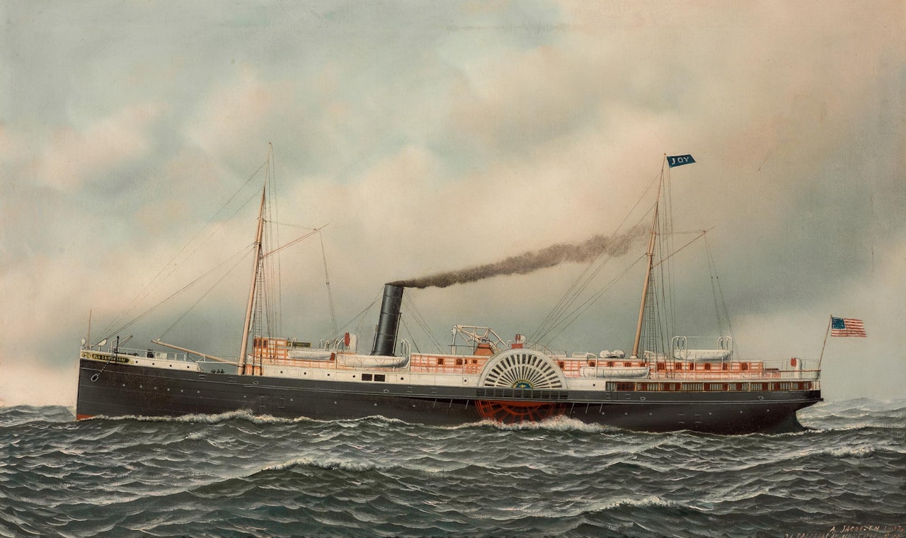 S.S. Old Dominion by Antonio Jacobsen