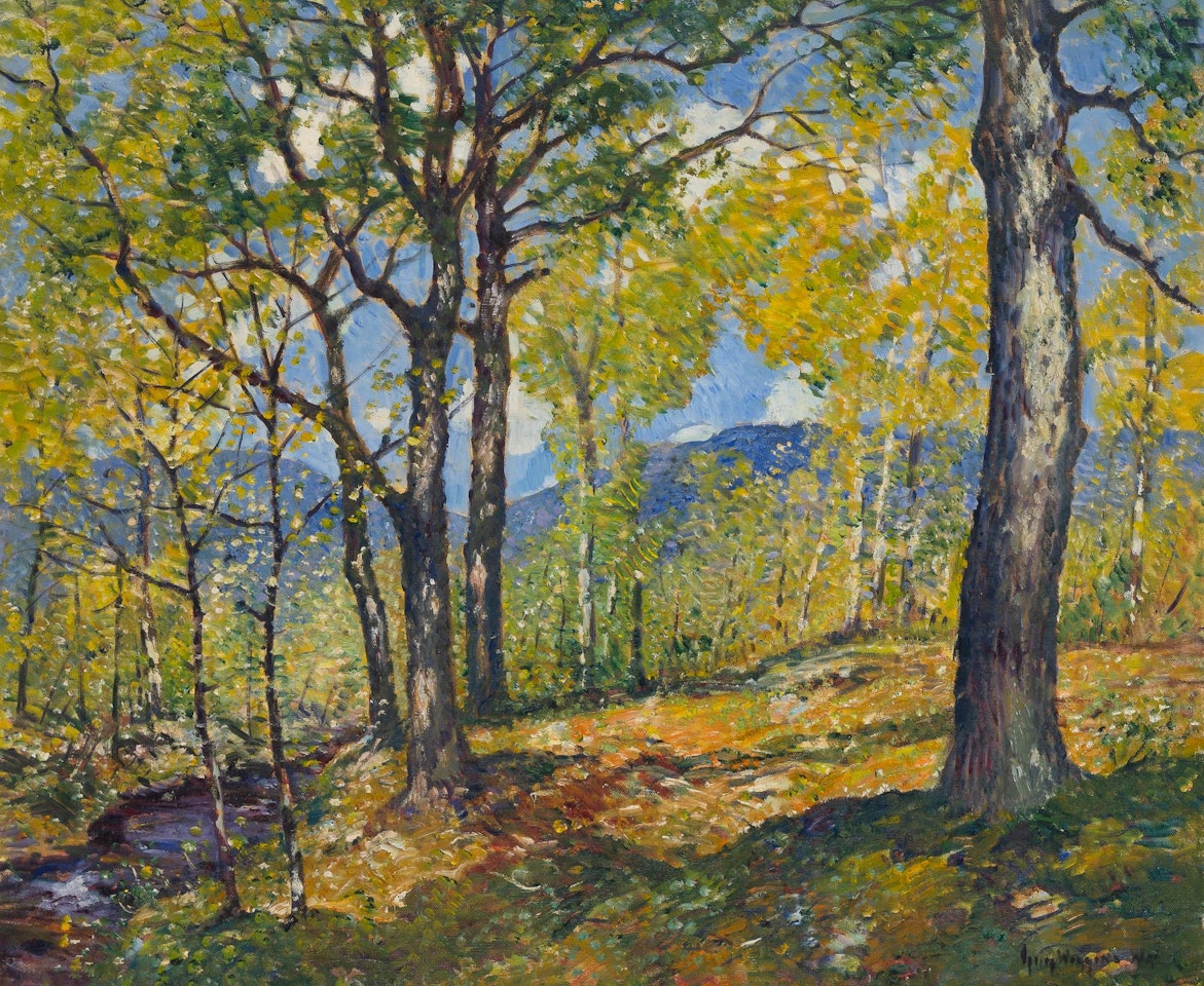 Oak Trees in Spring by Guy Carleton Wiggins