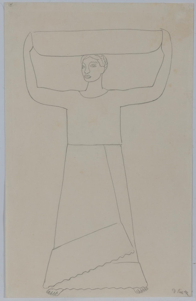 Tejuana con Batea by Diego Rivera