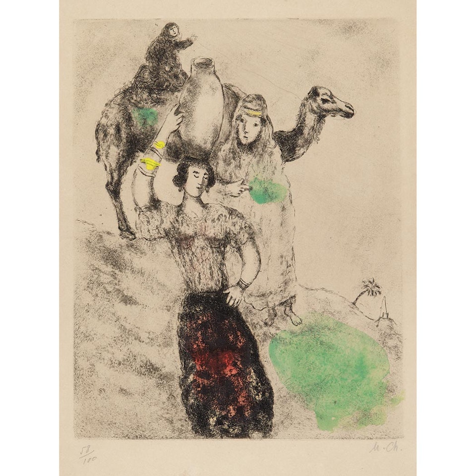 REBECCA AT THE WELL (C. BOOKS 30) by Marc Chagall