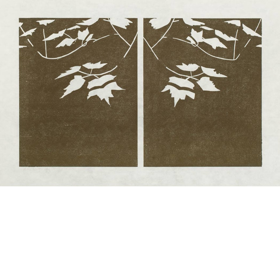BLACK POND (PARKETT 21) by Alex Katz