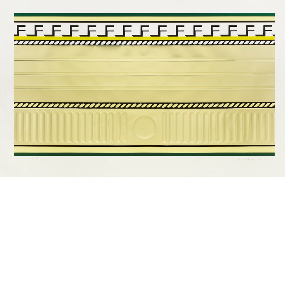 ENTABLATURE III (C. 140) by Roy Lichtenstein