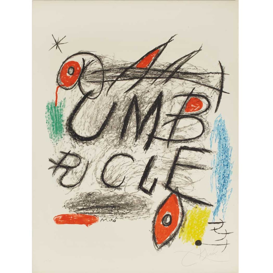 UMBRACLE (M. 922) by Joan Miró