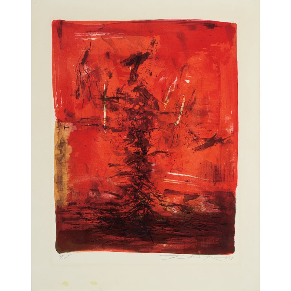 COMPOSITION (AGERUP 150) by Zao Wou-Ki