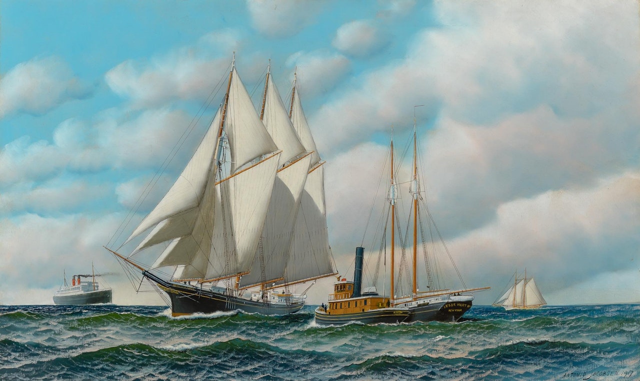 The Granville R. Bacon by Antonio Jacobsen