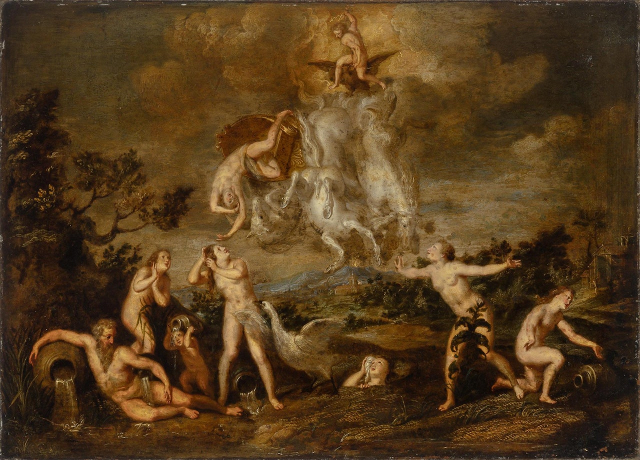 The Fall of Phaeton by Flemish School