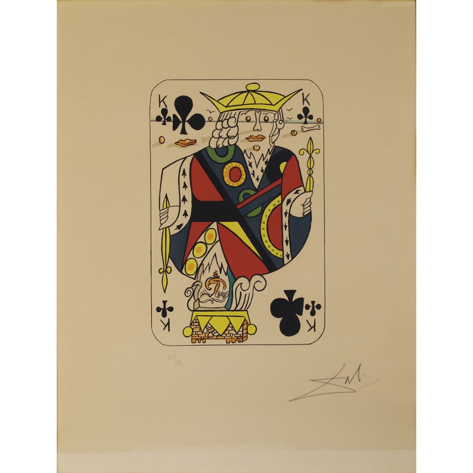 PLAYING CARDS (F. 72-4) by Salvador Dali