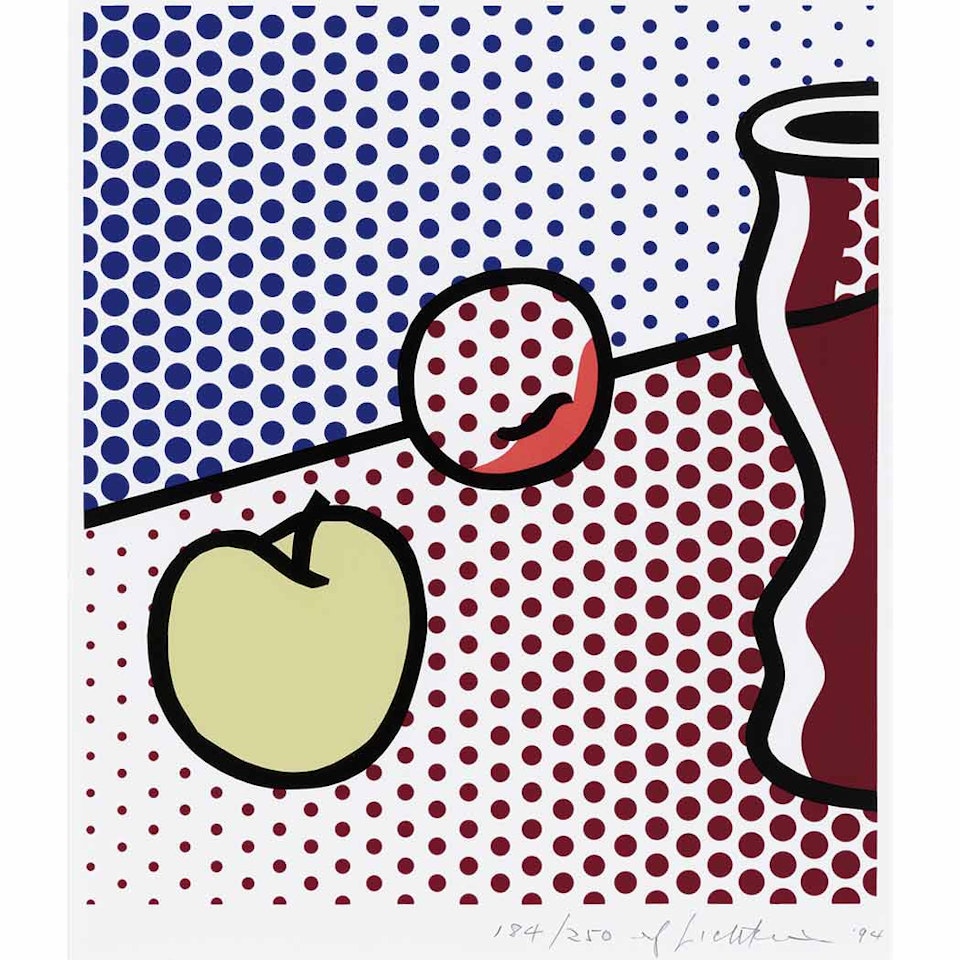 STILL LIFE WITH RED JAR (C. 291) by Roy Lichtenstein