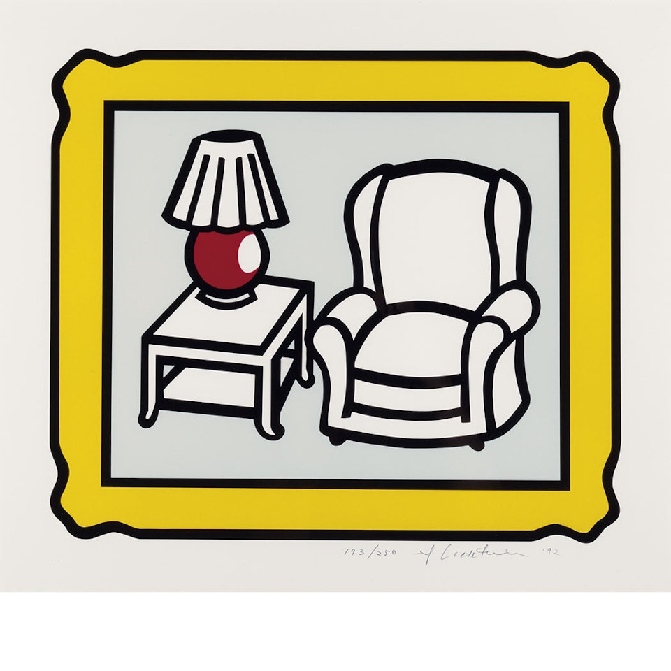 RED LAMP (C. 279) by Roy Lichtenstein