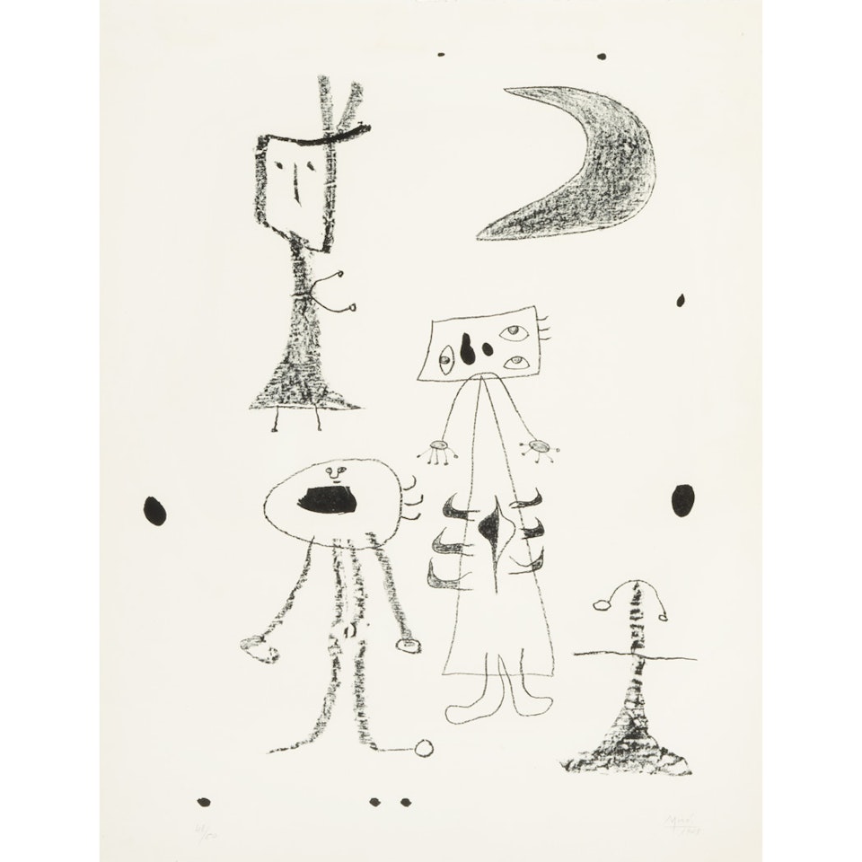 LES FEMMES (MOURLOT 60) by Joan Miró