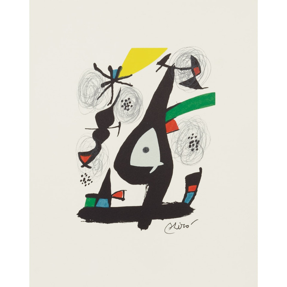 LA MELODIE ACIDE (M. 1212-1225) by Joan Miró