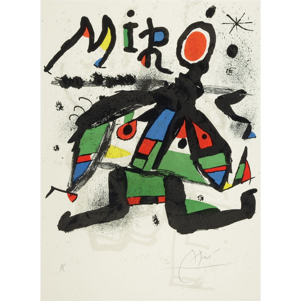 POSTER FOR MIRO EXHIBITION, GALERIE MAEGHT, PARIS (M. 1171) by Joan Miró