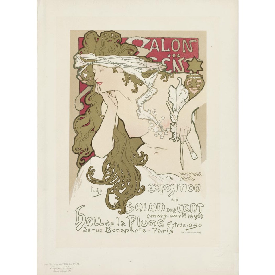 SALON DES CENT by Alphonse Mucha