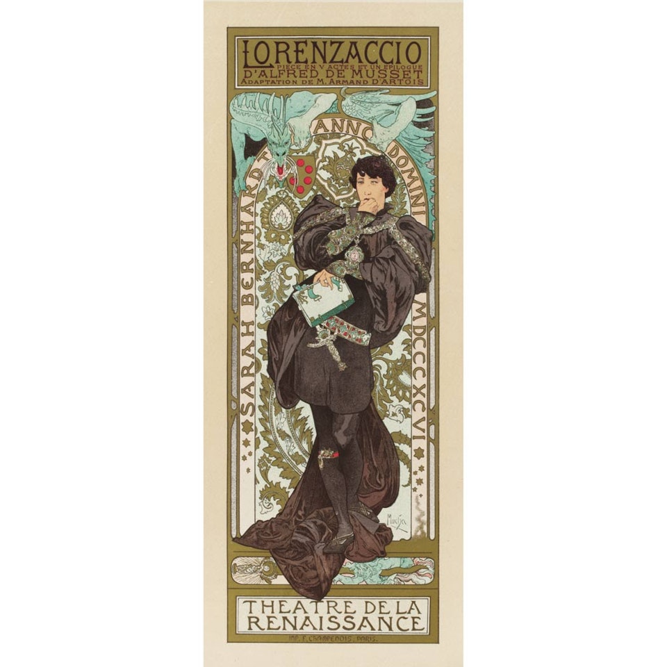 LORENZACCIO by Alphonse Mucha