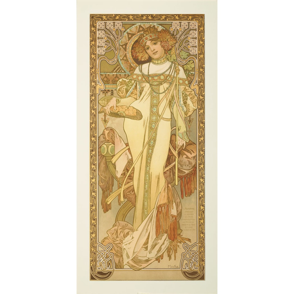 AUTOMNE by Alphonse Mucha