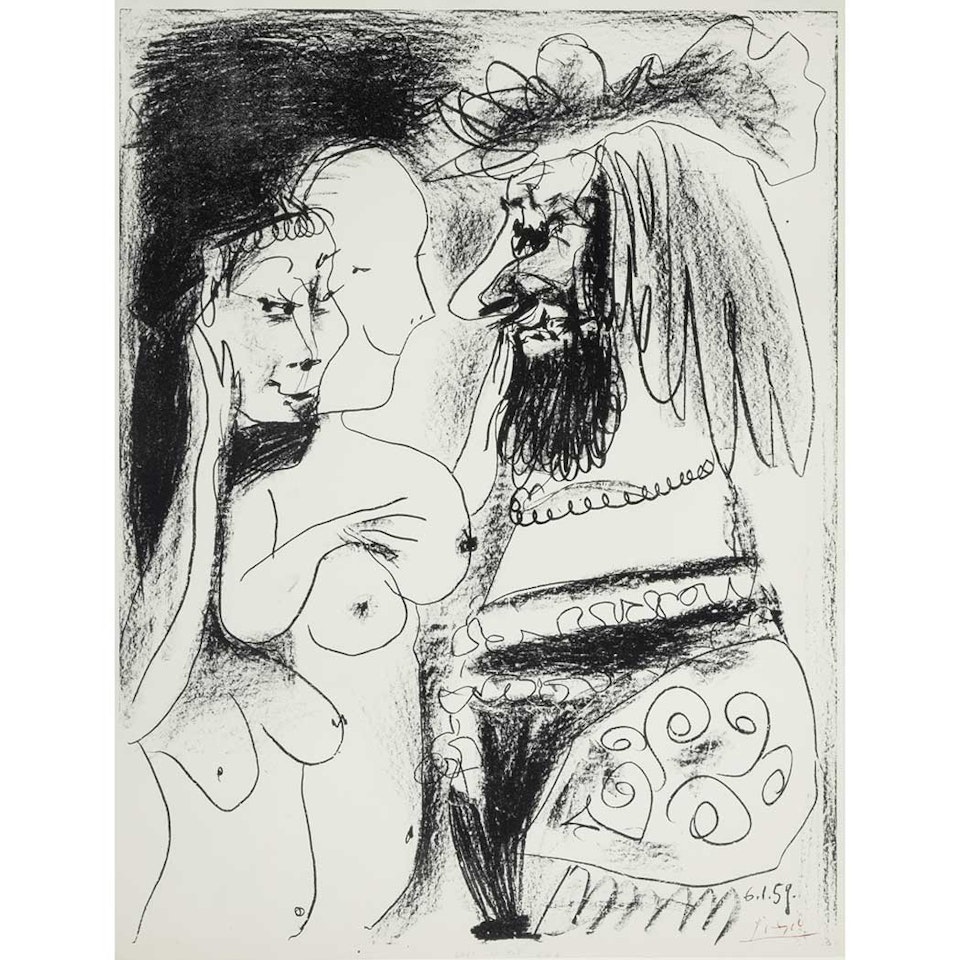 LE VIEUX ROI (B. 869) by Pablo Picasso