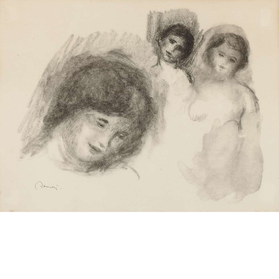 LA PIERRE AUX TROIS CROQUIS (D., S. 41) by Pierre-Auguste Renoir